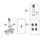 Tire Pressure Sensor - Mopar (68313387AC)