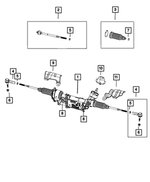Rack And Pinion Gear - Mopar (68593997AA)