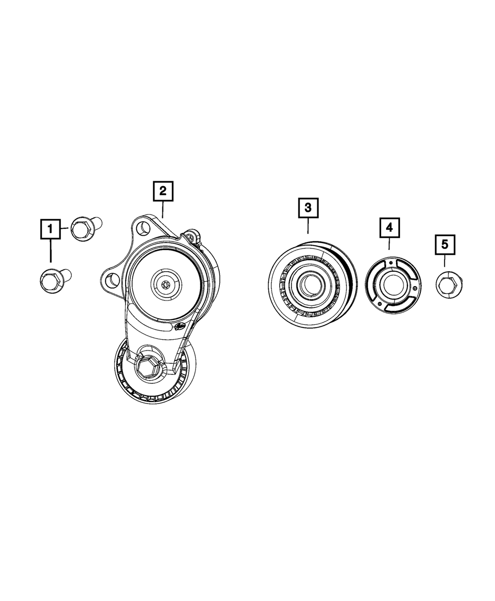 Belt Tensioner - Mopar (68490063AA)