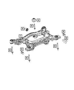 2 End Stud | Mopar | Part Number (6513758AA)