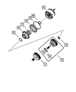 Thrust Plate And Washer Package - Mopar (5018923AB)