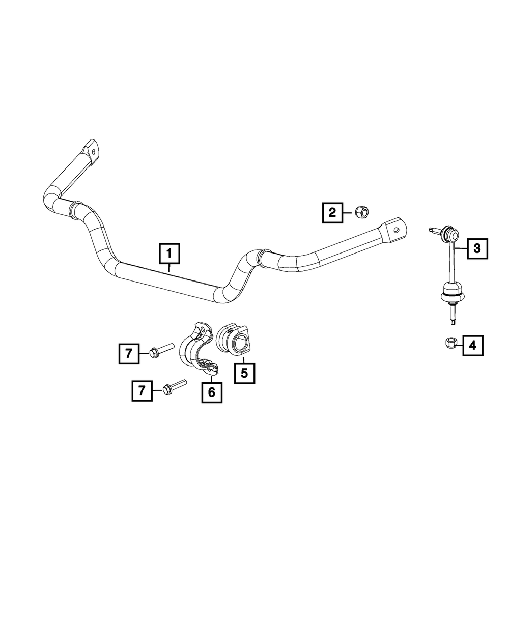 Stabilizer Bar Link - Mopar (68586251AA)
