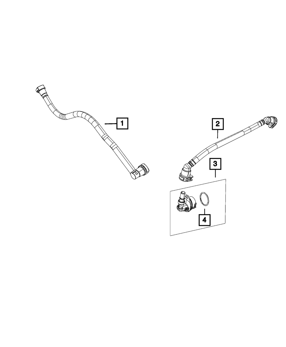 PCV Valve | Mopar | Part Number (68210345AC)