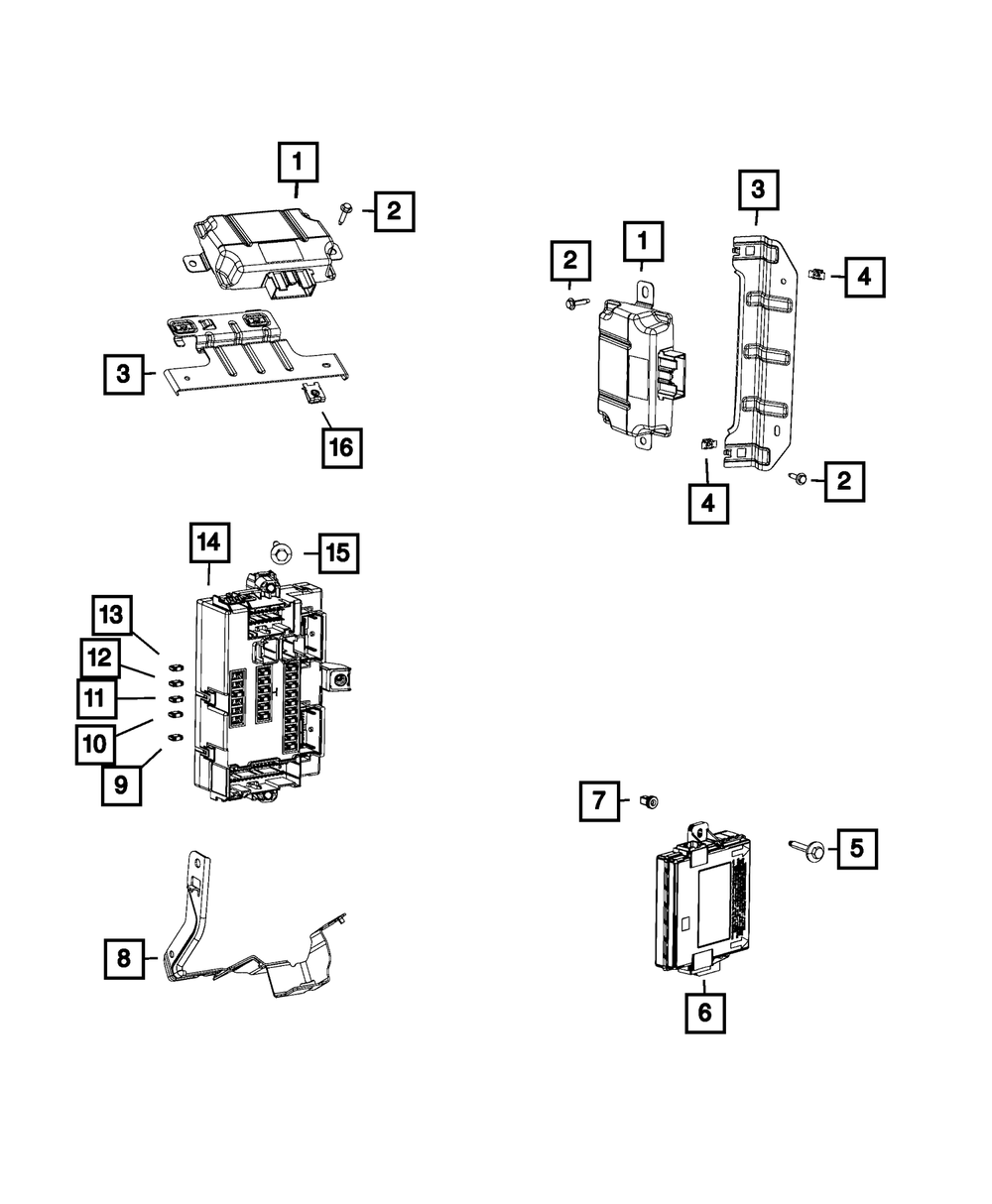 Hex Head Screw And Washer - Mopar (6104374AA)