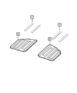 Headliner, Right - Mopar (6CD50TX7AG)