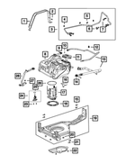 Diesel Exhaust Fluid Injector - Mopar (4627241AF)