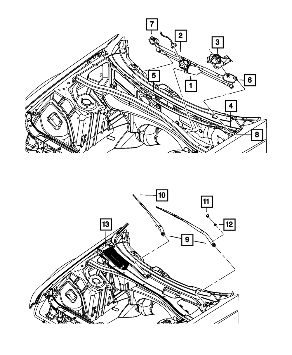 Front Wiper Blade- Right | Mopar | Part Number (68194930AB)