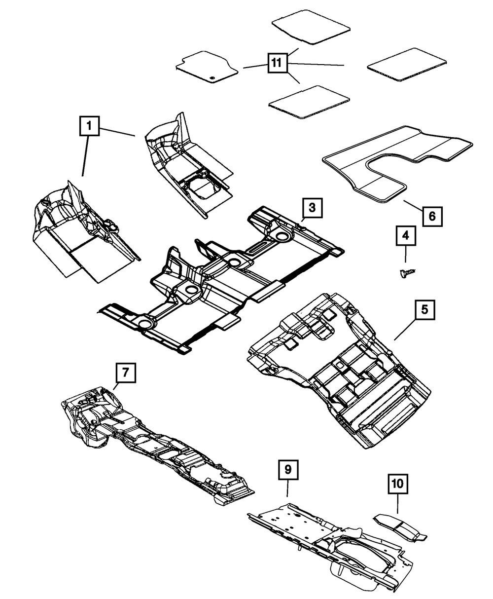Push Pin | Mopar | Part Number (6509607AA)