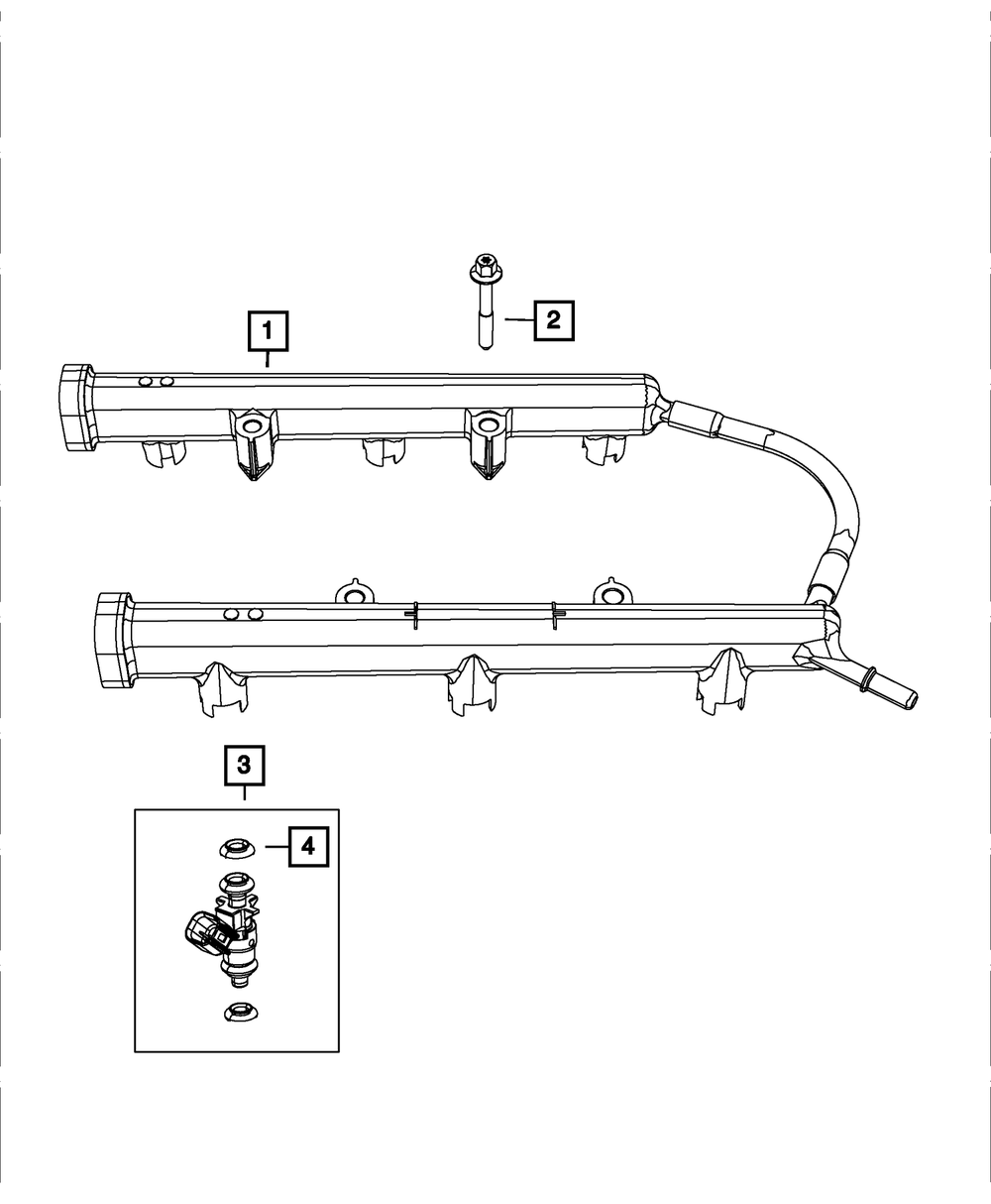 Fuel Injector - Mopar (4627794AA)