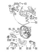 Clutch Release Spring - Mopar (4338855)
