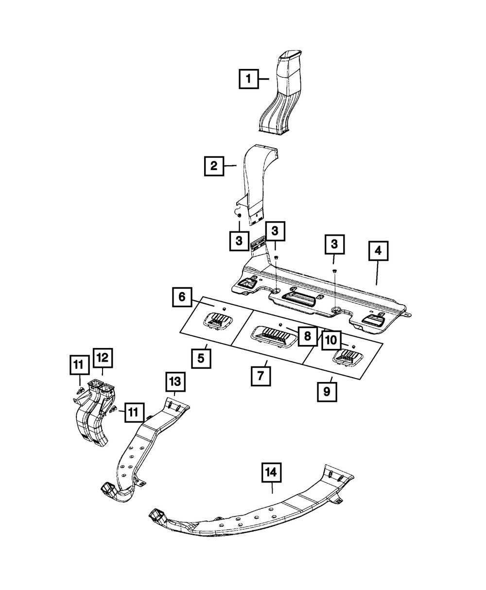 Push Pin | Mopar | Part Number (68367492AA)