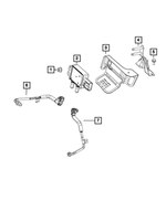 Exhaust Particulate Filter Bracket - Mopar (68137182AD)
