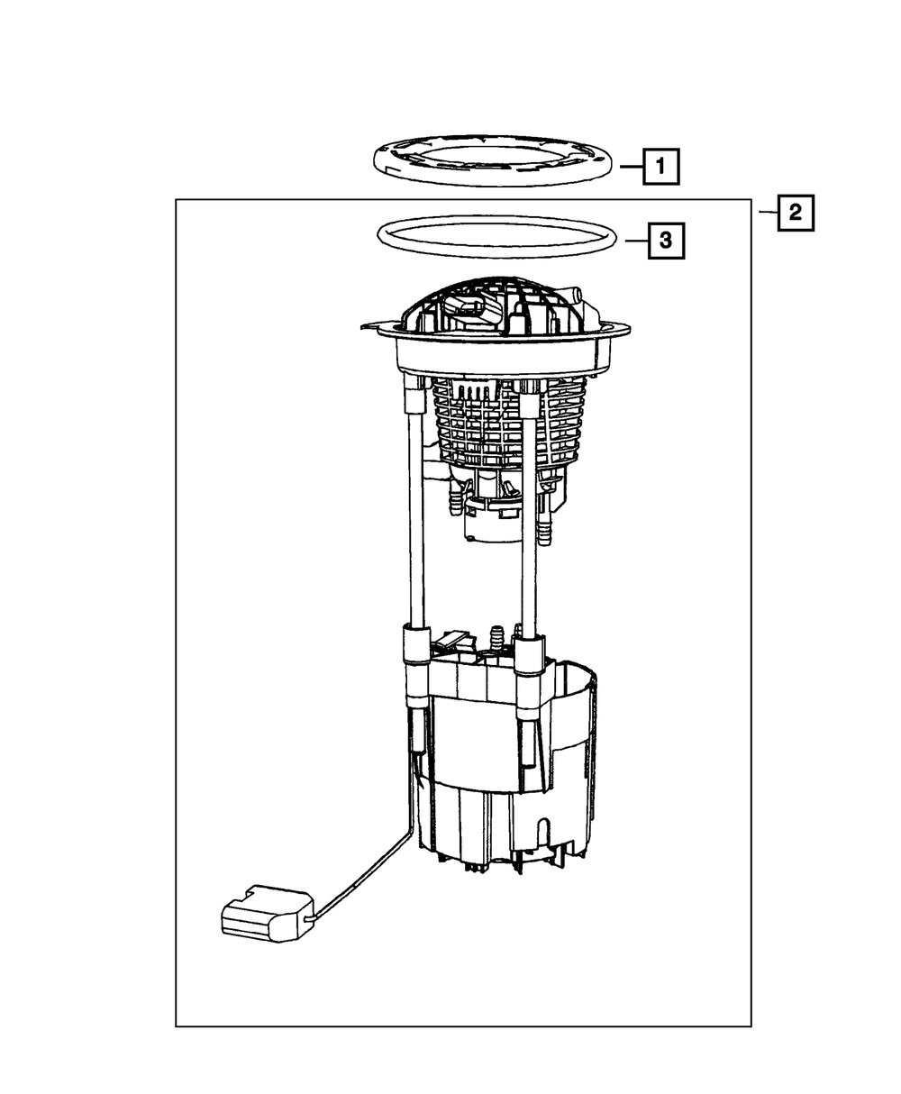 Fuel Pump/Level Unit Module Kit - Mopar (68643799AA)