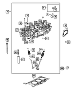 Cylinder Head Gasket, Right Side - Mopar (68284904AA)
