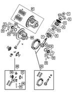 Drive Pinion Bearing Kit, Inner - Mopar (68340261AB)
