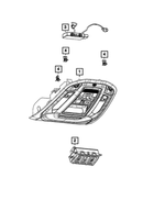 Overhead Console - Mopar (6YD722X8AM)