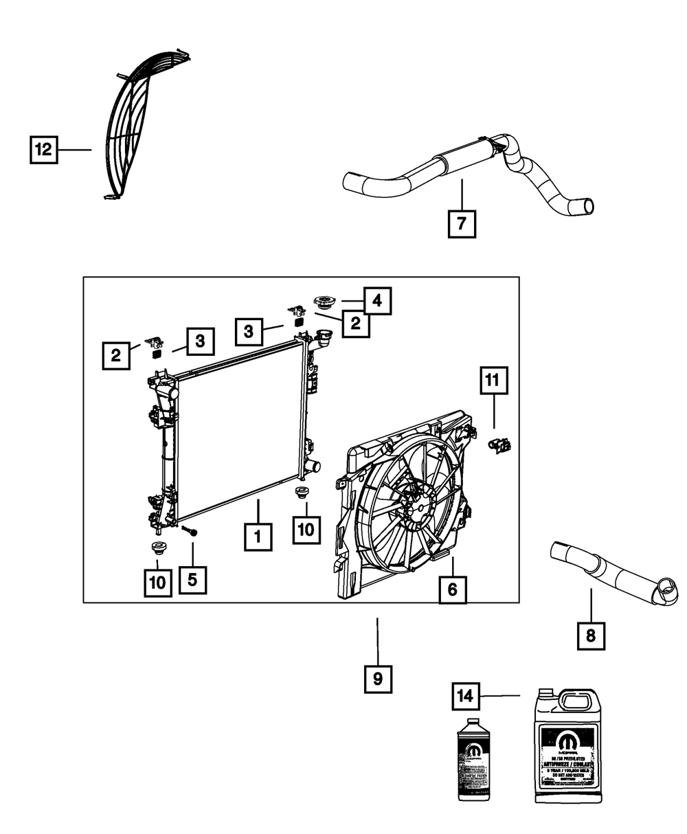 Radiator Cap - Mopar (52079880AA)