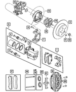 Brake Rotor - Mopar (68368071AA)