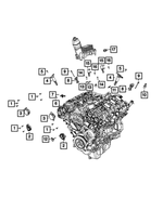 Knock Sensor - Mopar (68166540AA)