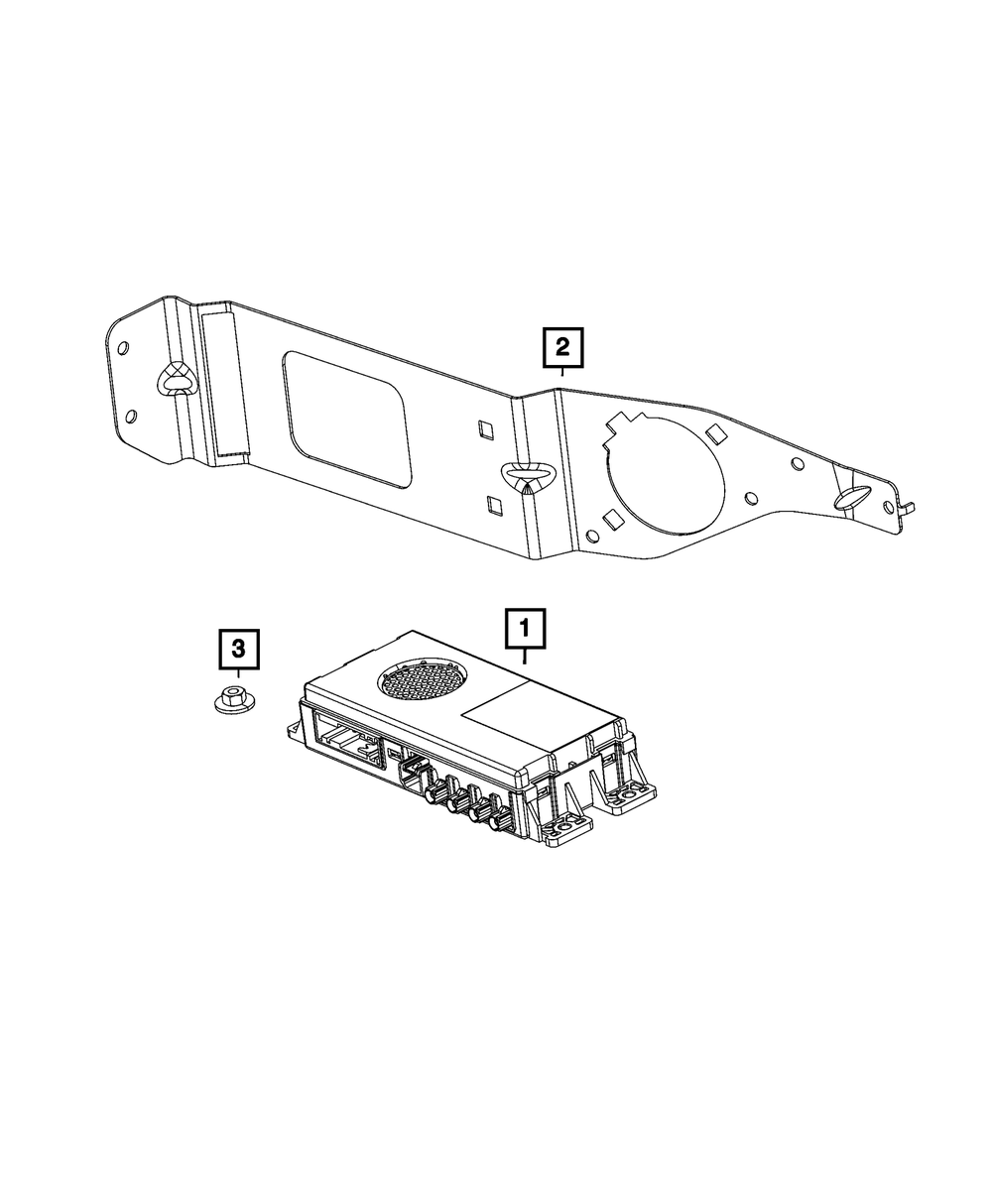 Telematics Module - Mopar (68646092AA)