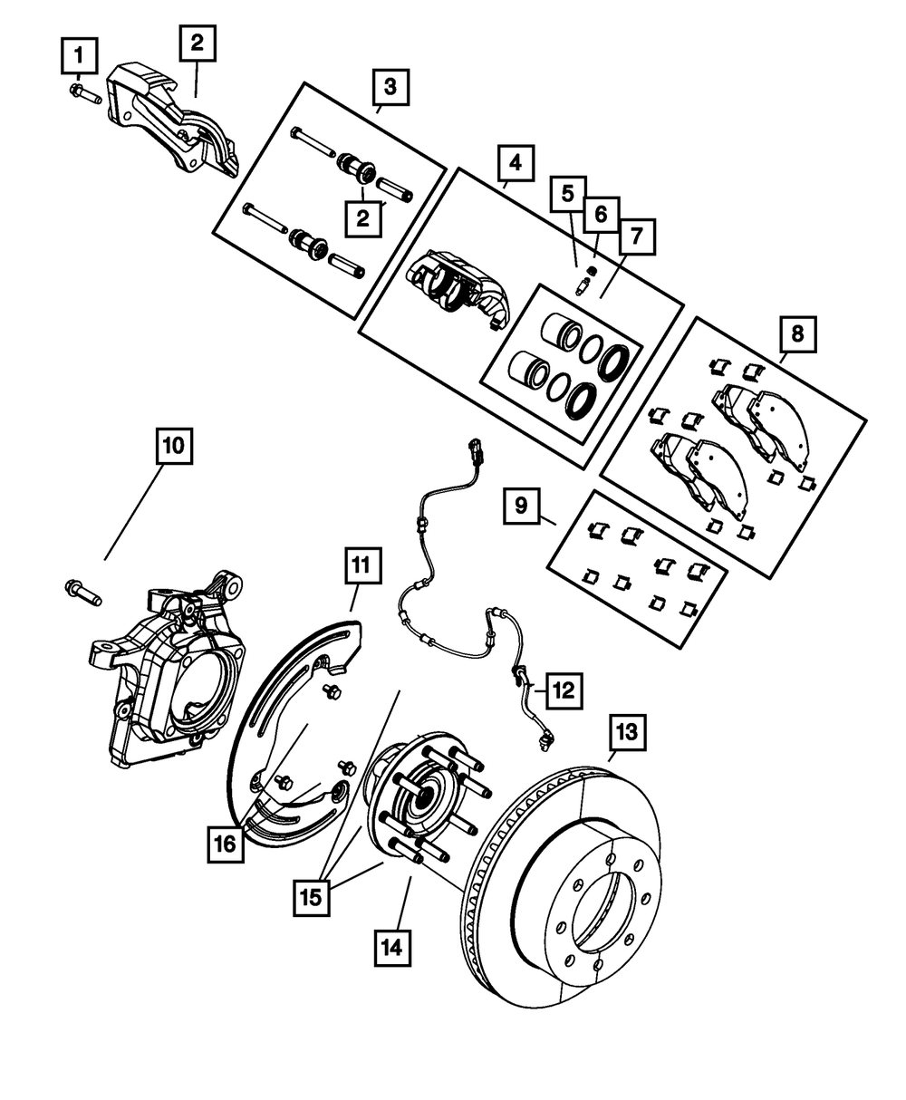 Brake Rotor - Mopar (68414882AB)