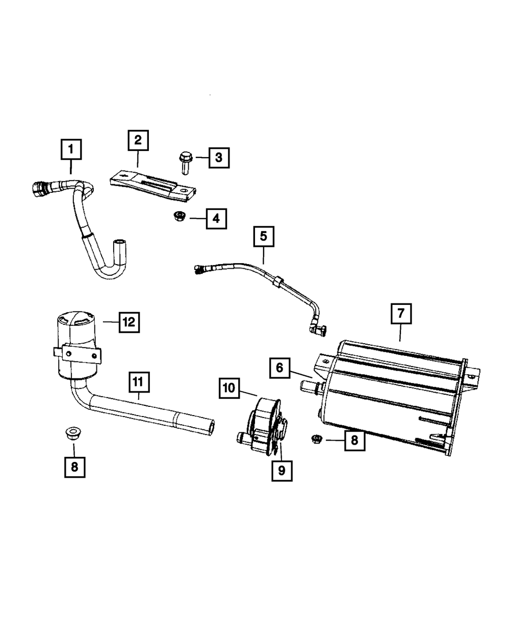 Leak Detection Pump Filter - Mopar (5105947AA)