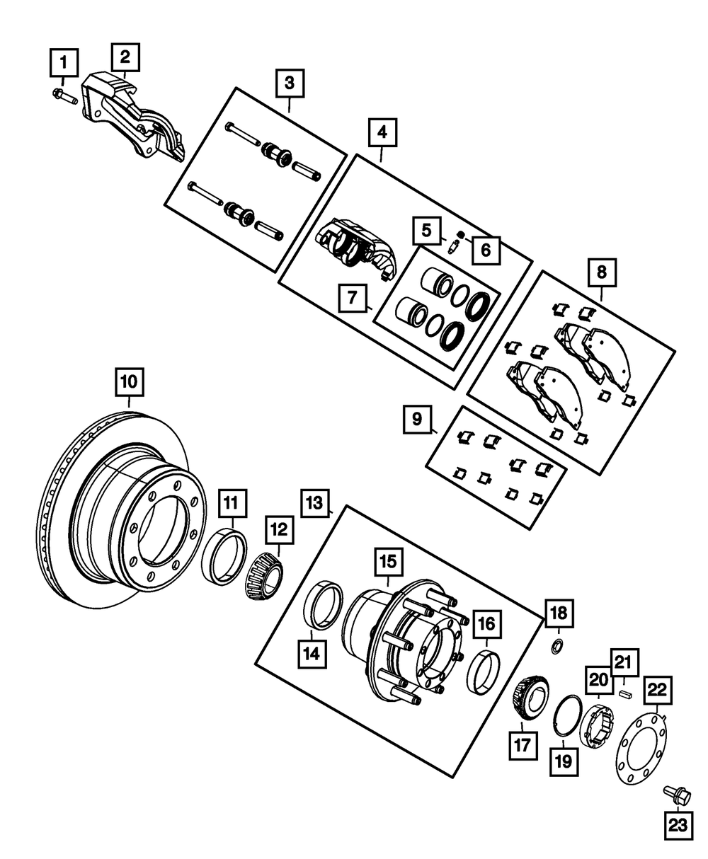 Wheel Bearing Seal | Mopar | Part Number (68454490AA)