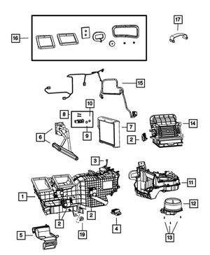 Actuator | Mopar | Part Number (68448026AA)