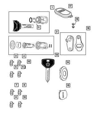 Blank Key | Mopar | Part Number (5018689AA)