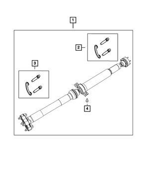 Bolt And Washer | Mopar | Part Number (68628213AA)