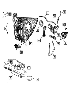 Clip- Right Front | Mopar | Part Number (4589463AA)Motor Vehicle Frame & Body PartsMy Mopar Garage