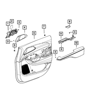 Door Panel Attaching Pin | Mopar | Part Number (6509673AA)Motor Vehicle Frame & Body PartsMy Mopar Garage