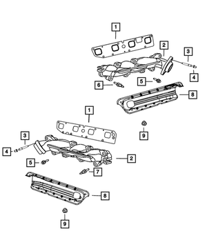 Double Ended Stud- Mounting | Mopar | Part Number (6509863AA)