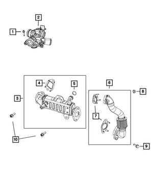 Egr Valve O Ring | Mopar | Part Number (68385076AA)