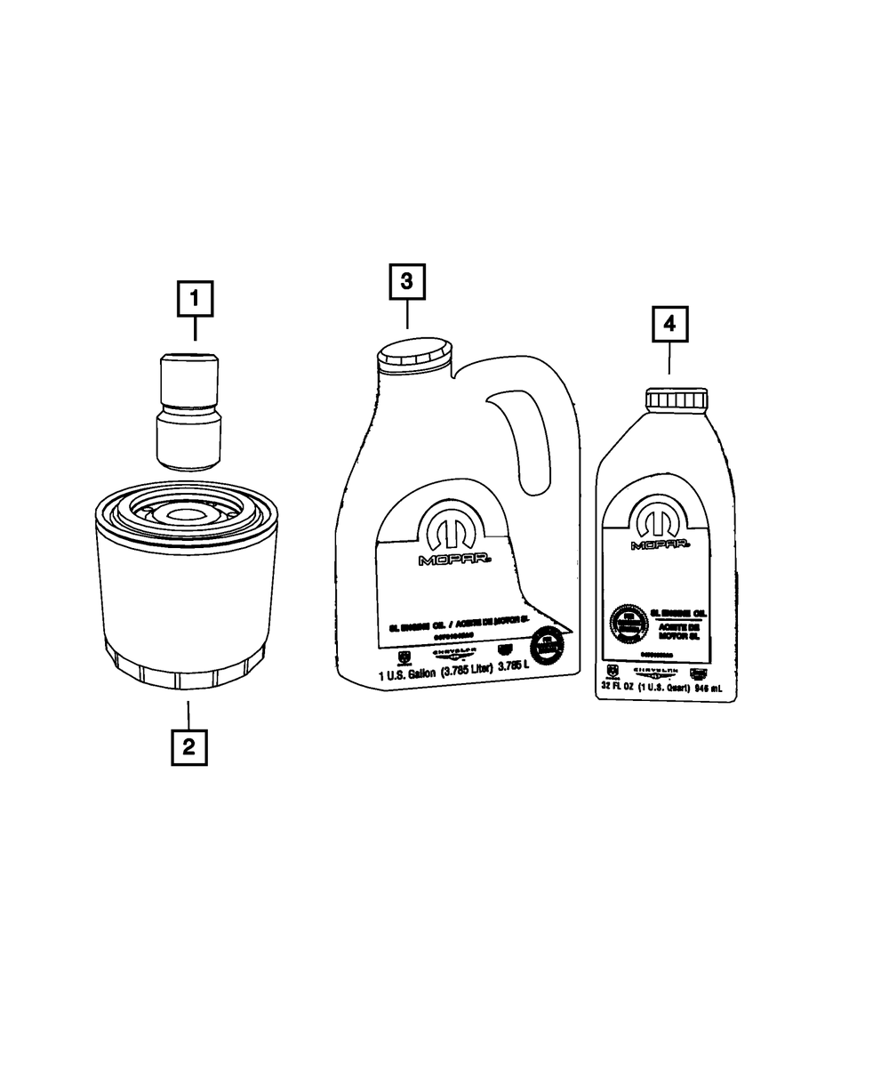 Engine Oil Filter | Mopar | Part Number (04892339BE)Oil FiltersMy Mopar Garage
