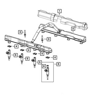 Fuel Injector | Mopar | Part Number (5281568AA)Fuel InjectorsMy Mopar Garage