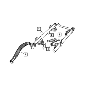 Fuel Injector O Ring Kit | Mopar | Part Number (4897125AA)