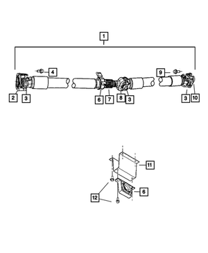 Hex Flange Head Lock Bolt | Mopar | Part Number (6509166AA)Motor Vehicle Transmission & Drivetrain PartsMy Mopar Garage