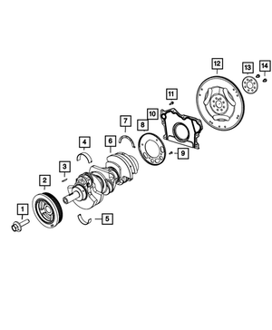 Hex Head Lock Bolt- Mounting- Automatic Transmission | Mopar | Part Number (6503465)Motor Vehicle Transmission & Drivetrain PartsMy Mopar Garage