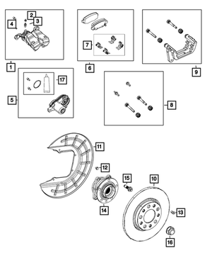 Hex Flange Lock Nut | Mopar | Part Number (6509898AA)