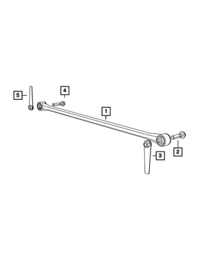 Hex Flange Locking Nut And Retainer | Mopar | Part Number (6511267AA)