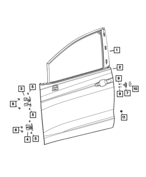 Hex Flange Nut | Mopar | Part Number (6101831)