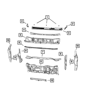 Hex Head Bolt And Coned Washer | Mopar | Part Number (6508913AA)