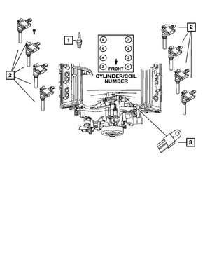 Ignition Coil | Mopar | Part Number (68238603AA)