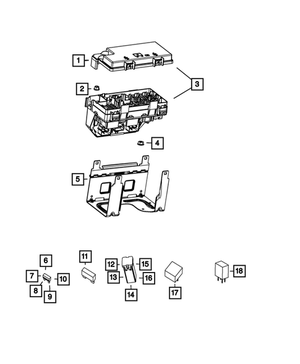 Mini Fuse | Mopar | Part Number (ATM15)