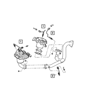 Oxygen Sensor- Left Side- After Catalyst | Mopar | Part Number (56029049AA)Oxygen SensorsMy Mopar Garage