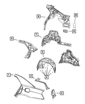 Push Pin | Mopar | Part Number (6506132AA)Motor Vehicle Engine PartsMy Mopar Garage