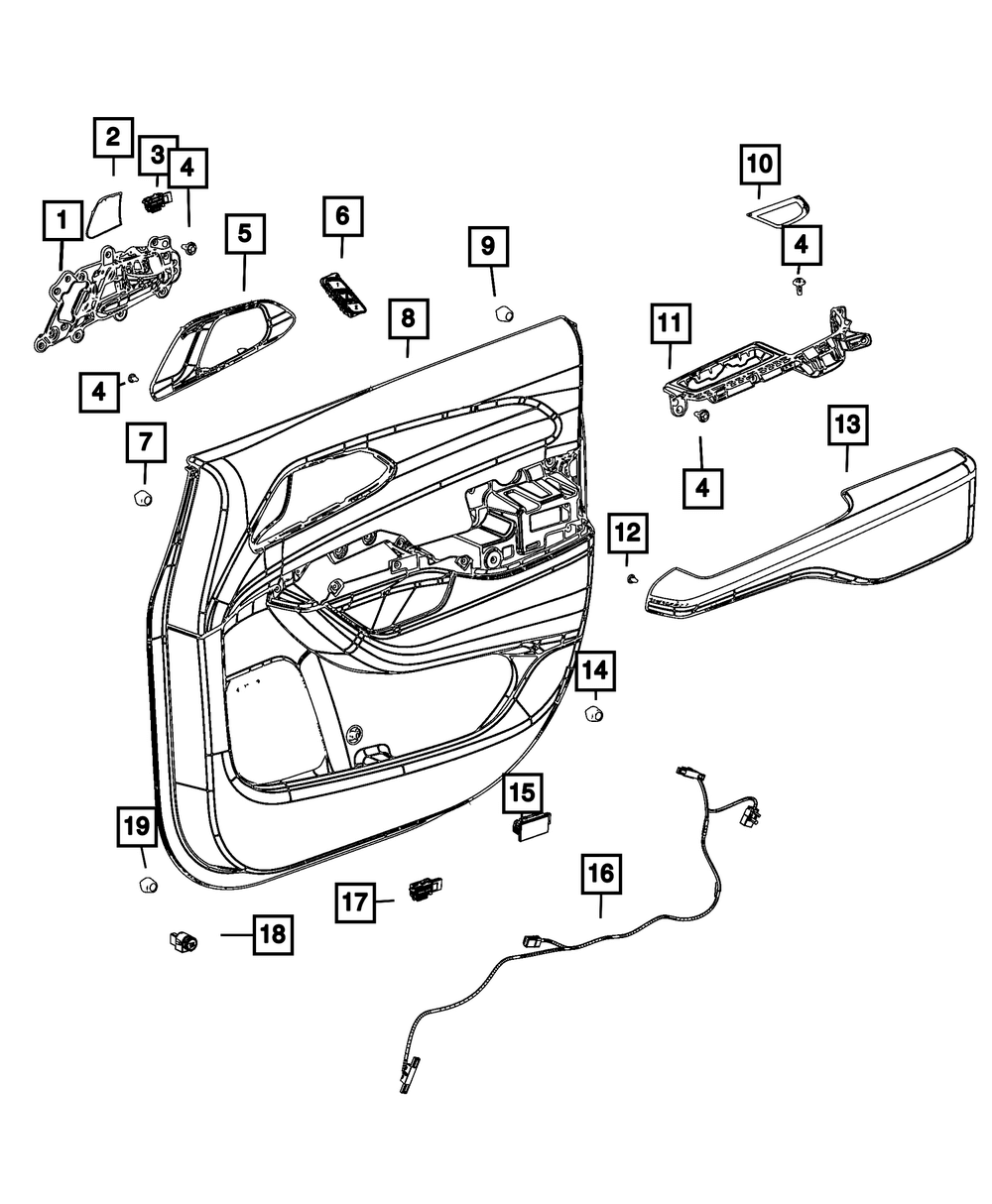 Push Pin | Mopar | Part Number (6510359AA)Motor Vehicle Interior FittingsMy Mopar Garage