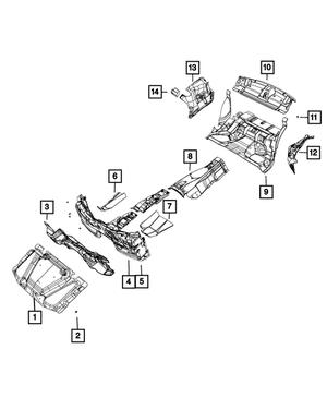 Push Retainer Pin | Mopar | Part Number (4878883AA)Motor Vehicle Engine PartsMy Mopar Garage