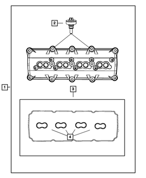 Special Bolt And Grommet- Mounting | Mopar | Part Number (6509387AA)